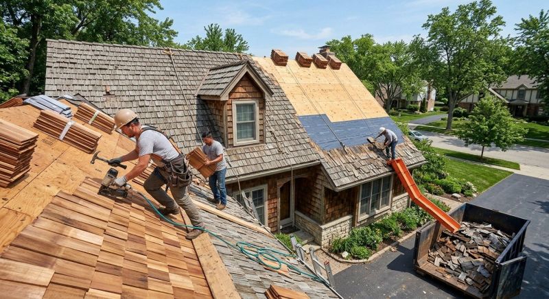Wood Shingle Roof Replacement in Sussex County, DE