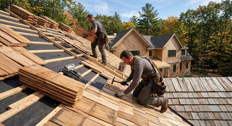 Wooden Roof Installation in Sussex County, DE
